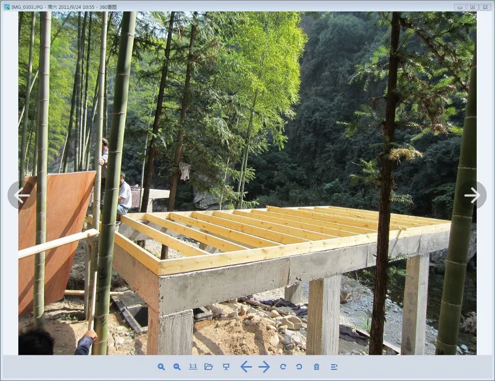 New design cottage wooden hut log cabin