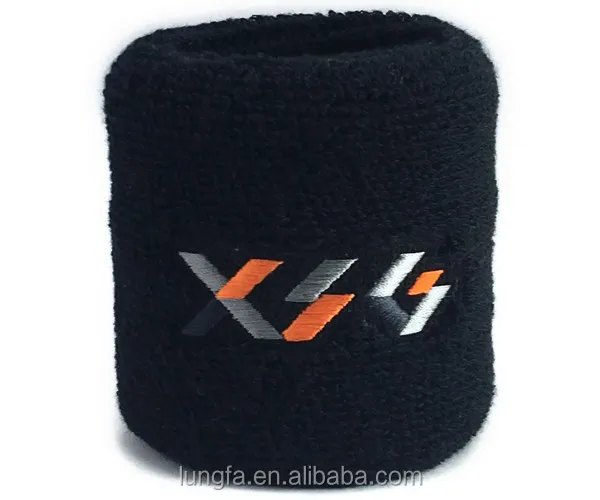 
Embroidery Sport terry wristband sweatband 