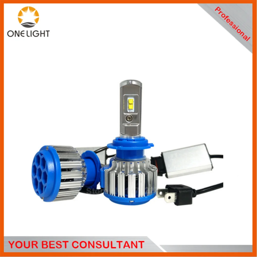Лучшая цена продажи завода t1 h3 светодиодные фары автомобиля turbo led t1 t1 освещения высокой яркости