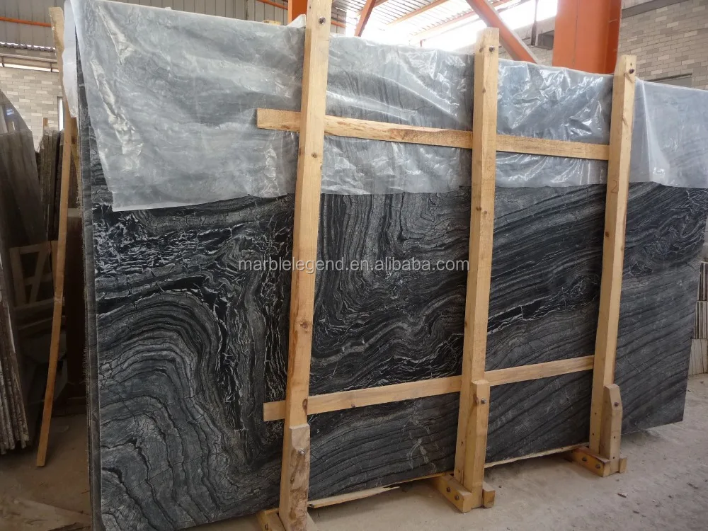 
Chateau & & villa & new house Interior wood fossil marble slabs 