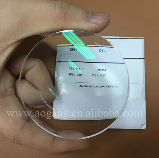 Оптовая продажа с фабрики cr-39 1 56 единое видение эффект ВМП оптическая линза цена