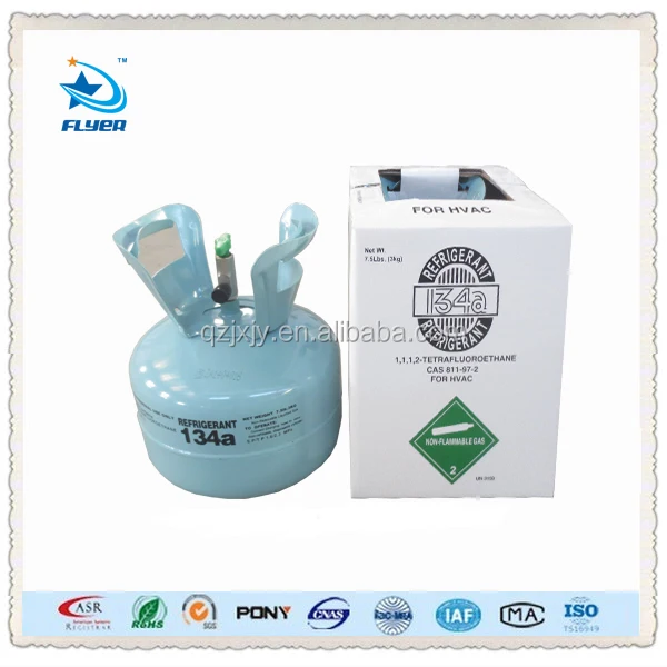 refrigerant gas r134a for commercial or household air conditioner use