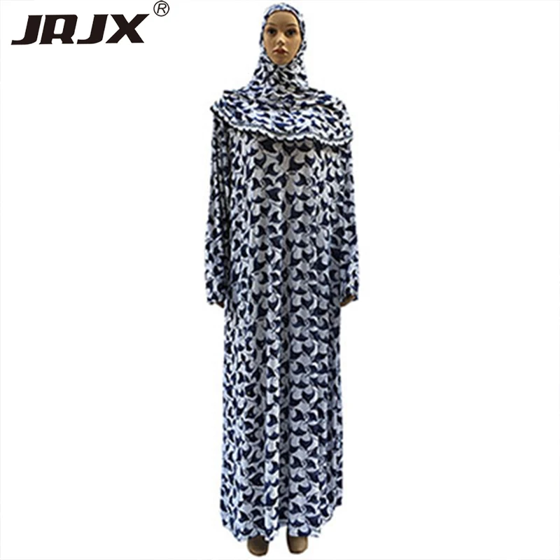
Wholesale Flower Printed Muslim Dress Fashion Colorful Abaya 