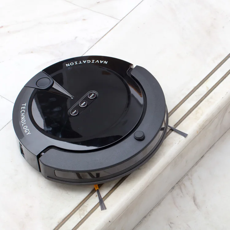 KRV208 0.8Kpa 14.8V 2000Mah Li-Ion Red Smart Phone Mapping Technology Intelligent Wifi Wet And Dry Robotics Vacuum Cleaner