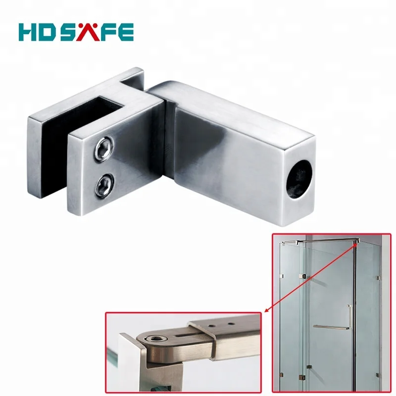 Glass and Square Tube Connector Design Stainless Steel New Graphic Design for Shower Room 3 Years CN;GUA HDSAFE SA8800A-18&18A
