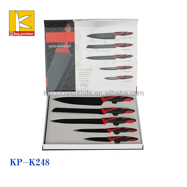 Популярная Подарочная коробка набор антипригарных кухонных ножей швейцарской линии