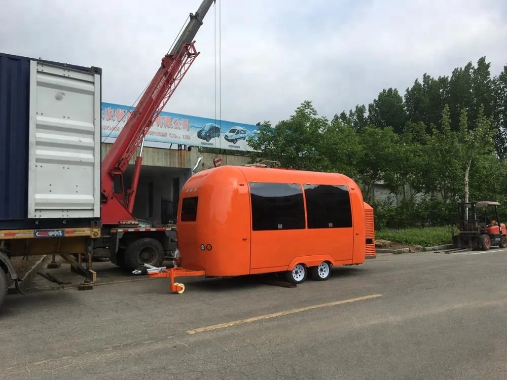 
China manufacturer food trailer mobile food truck crepe carts/fast food vending truck/hot dog trailers for sale 