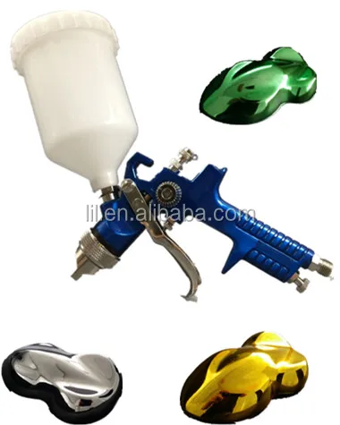 liquid image NO. H-827 chrome spary gun for color painting with single nozzle