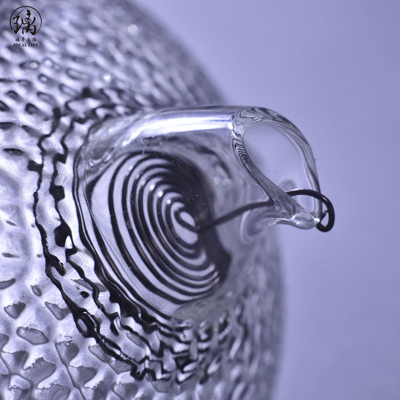 High Borosilicate Glass Tea Pot Top Quality Tea Maker With Wood Handle