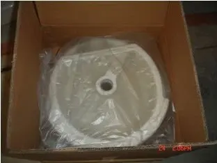 White Ceramic Art Basin