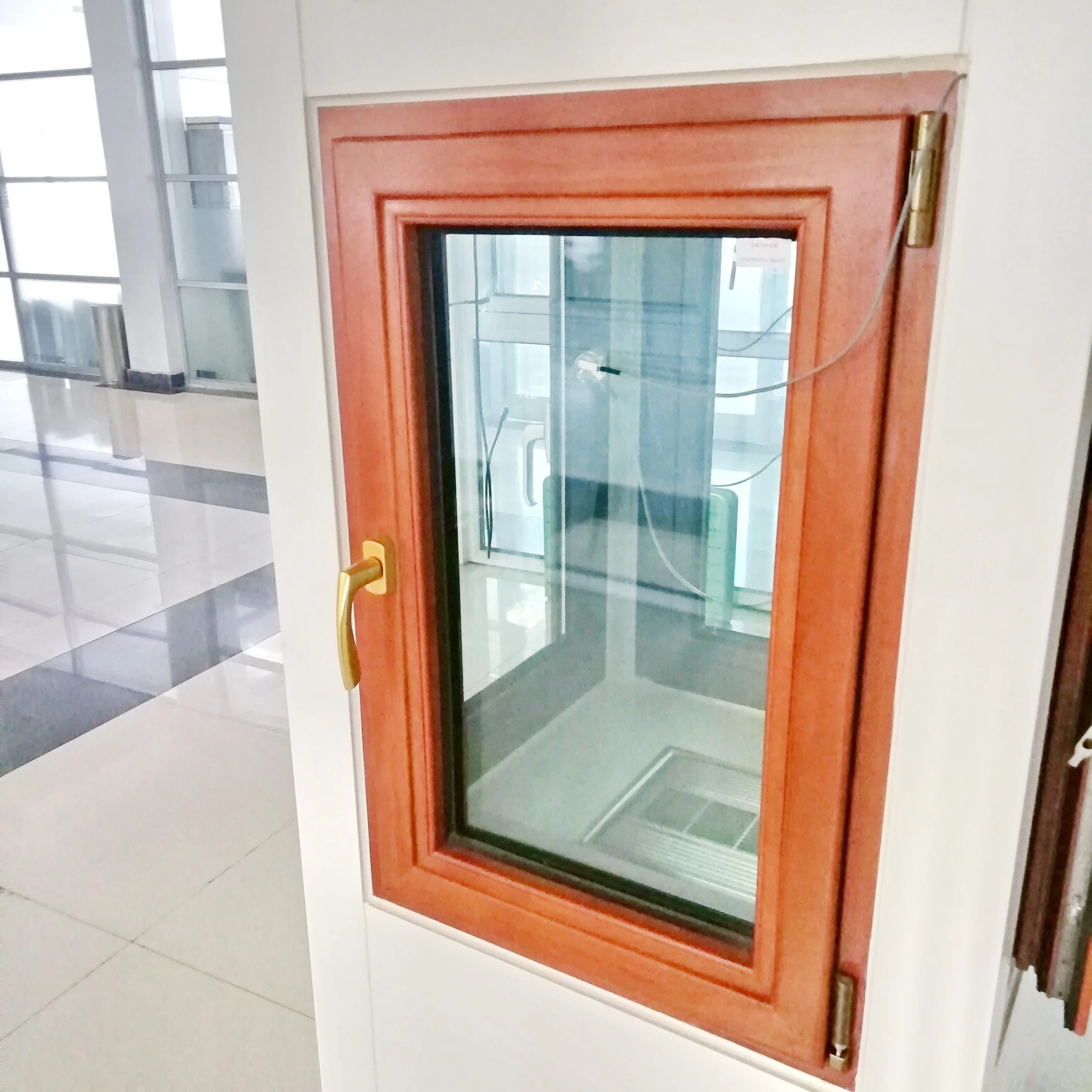 High-quality Aluminum Wood Al-wood Composite Window Aluminum Alloy+wood+glass+accessories,aluminum IMAGERY Windows Horizontal