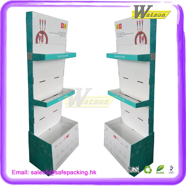 professional manufacture factory cardboard advertising funko pop display for usb gadgets