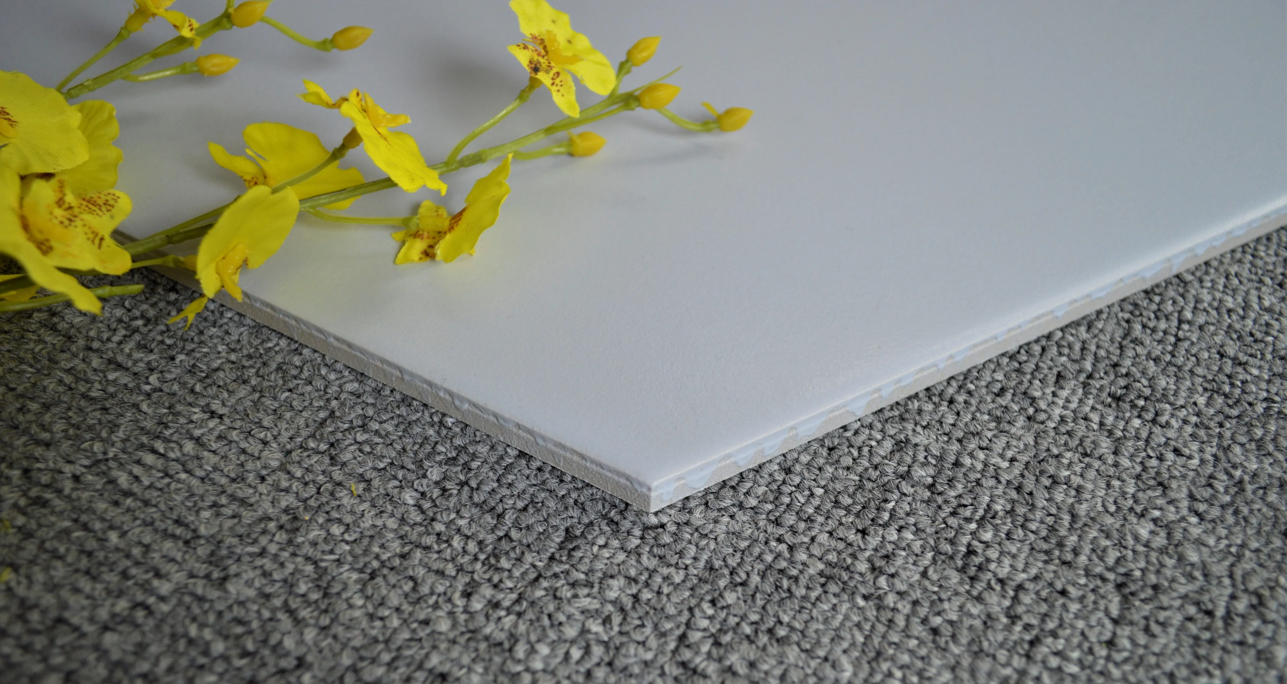 
LUSSO Ceramic 520x600mm Hexagon Ash anti slip porcelain tile for floor 