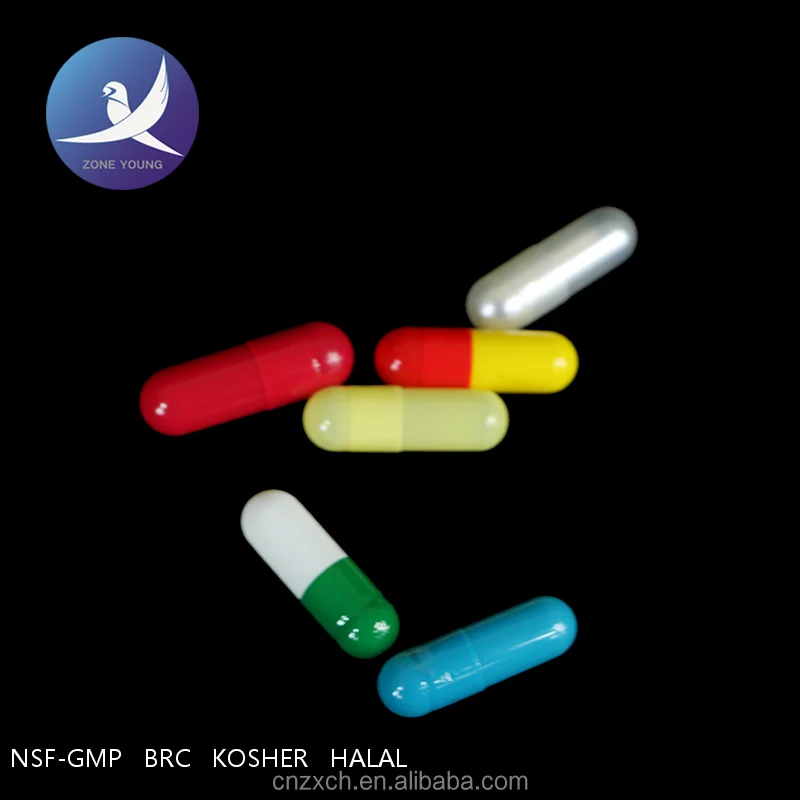 
pharmaceutical hard empty gelatin capsule with NSF-GMP BRC HALAL KOSHER 