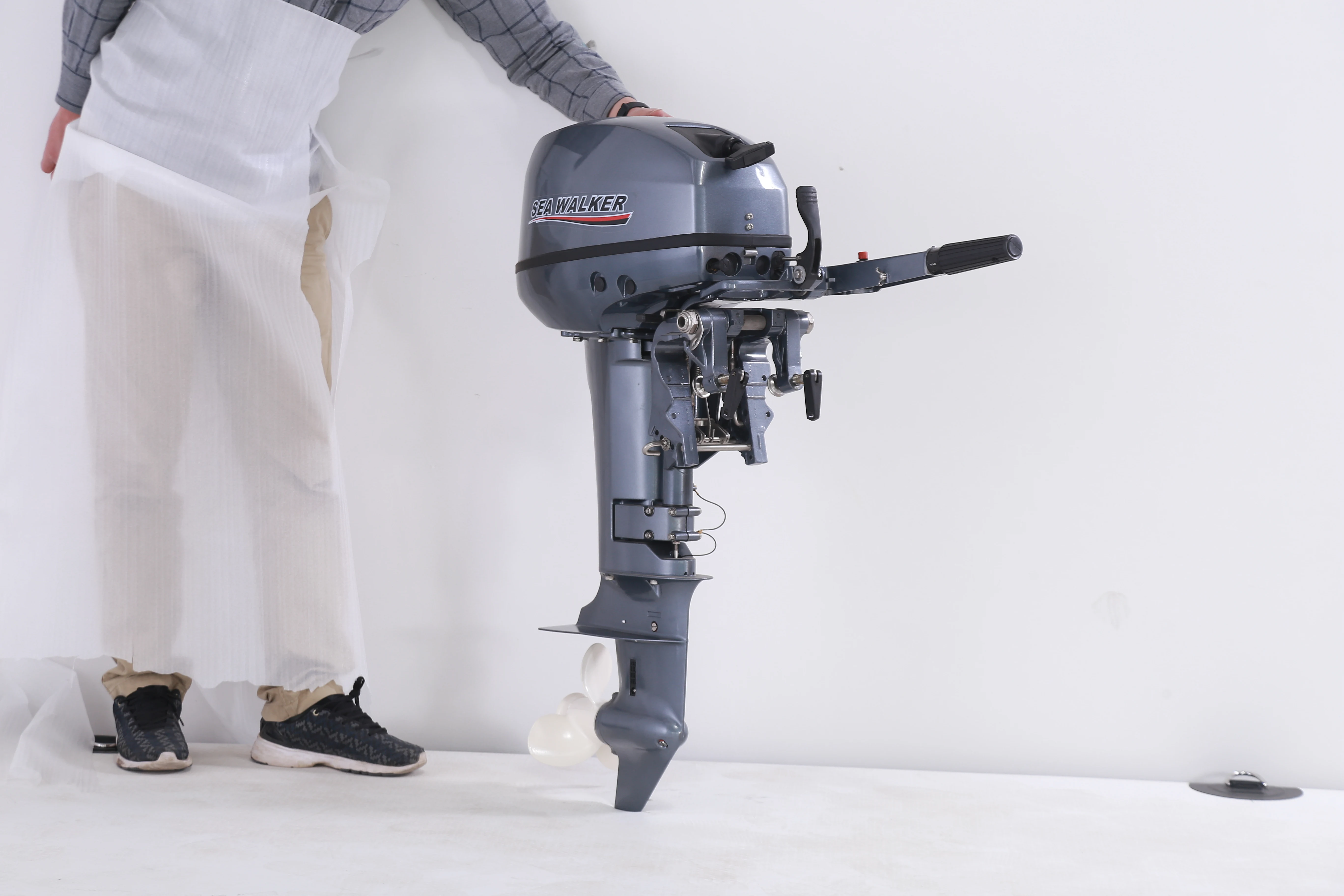 Seawalker Long  Shaft 2 Stroke 15HP Outboard Motor boat Marine Engine   Boat Engine