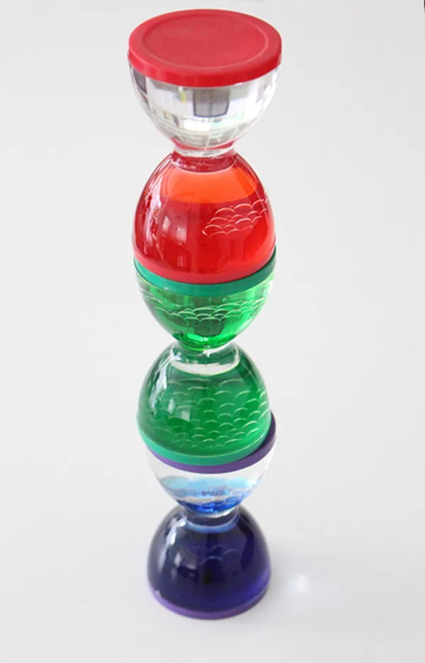 Cute Toys Liquid Motion Desktop Timer Floating Acryl Liquid Gel Oil Drop Sand Timer Hourglass Dental Sand Timer