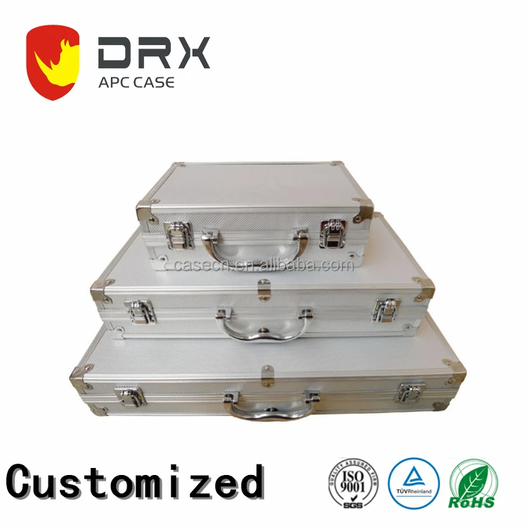 
Durable OEM Factory Silver Custom Aluminium Poker Chip Case 