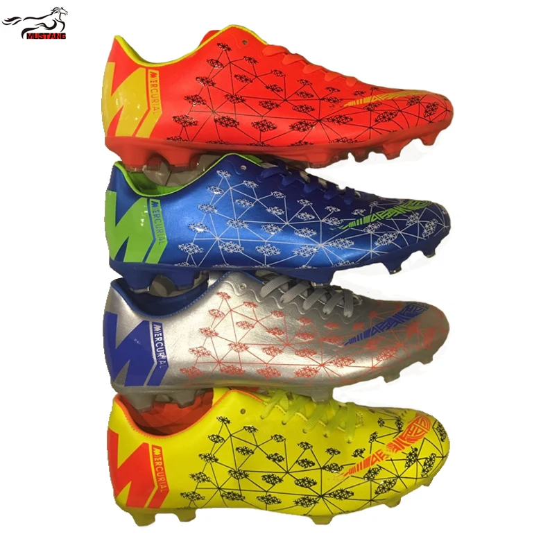 Mustang factory price soccer shoes ready stock football shoes indoor men jinjinag supplier