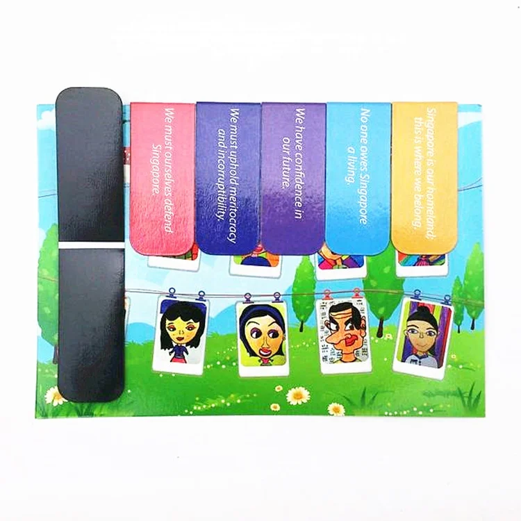 Guangzhou factory custom magnetic bookmarks for books