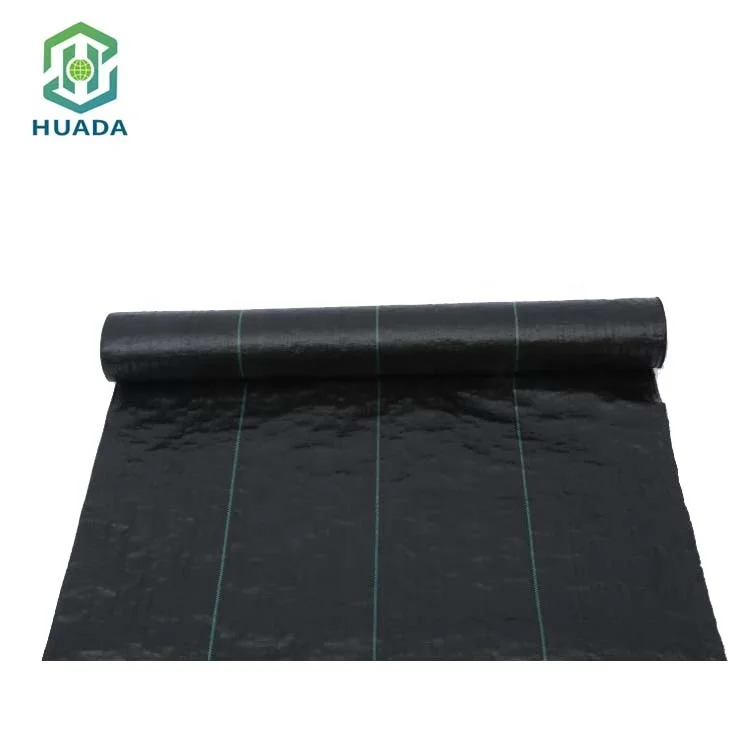 Agricultural Plastic PP Fabric Woven Geotextile Anti Weed Mat Ground Cover