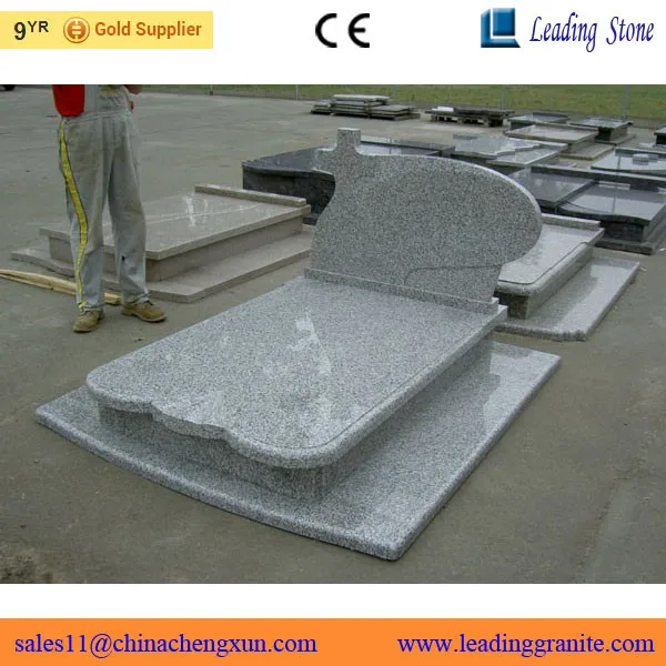 High quality natural granite large headstone