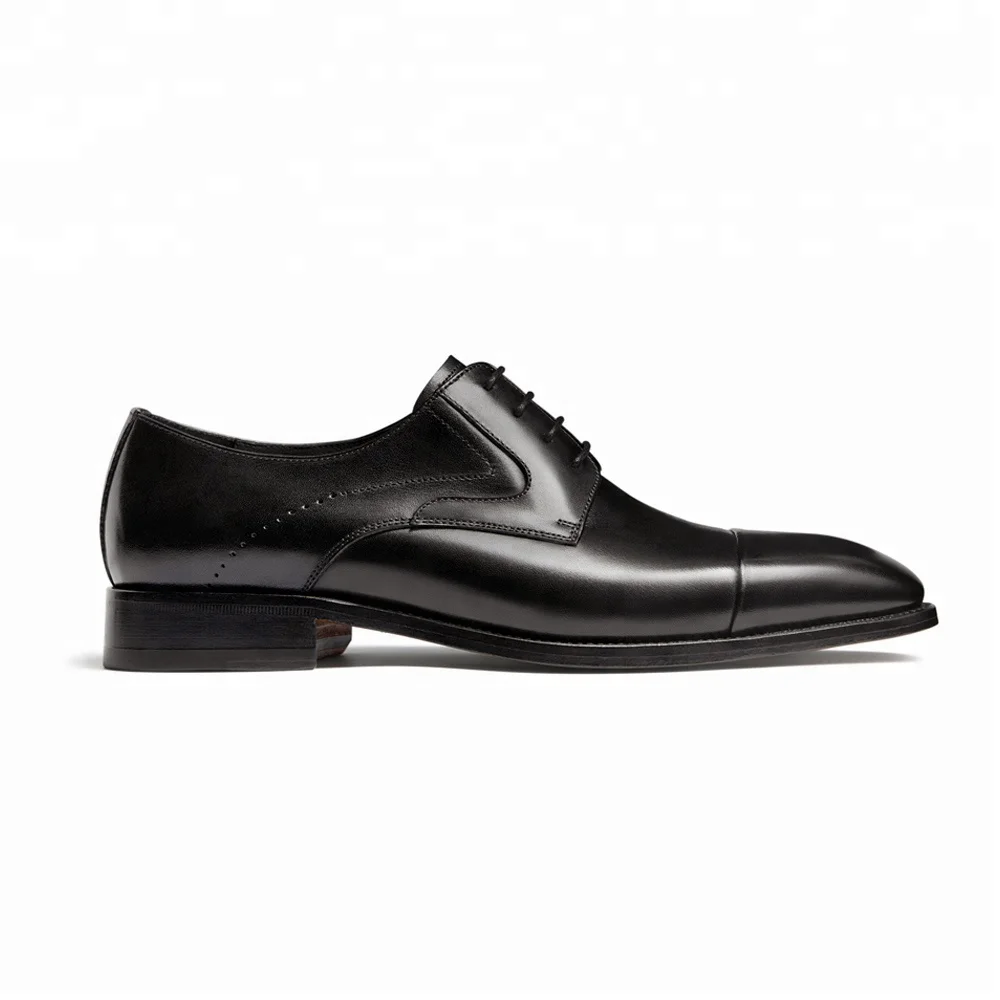 
Wholesale branded cooperated factory Derby shoes made by hands real leather 
