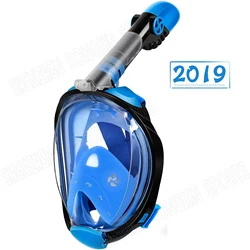 2021 Popular Top Seller Full Face Mask 180 Degree View Snorkel Mask