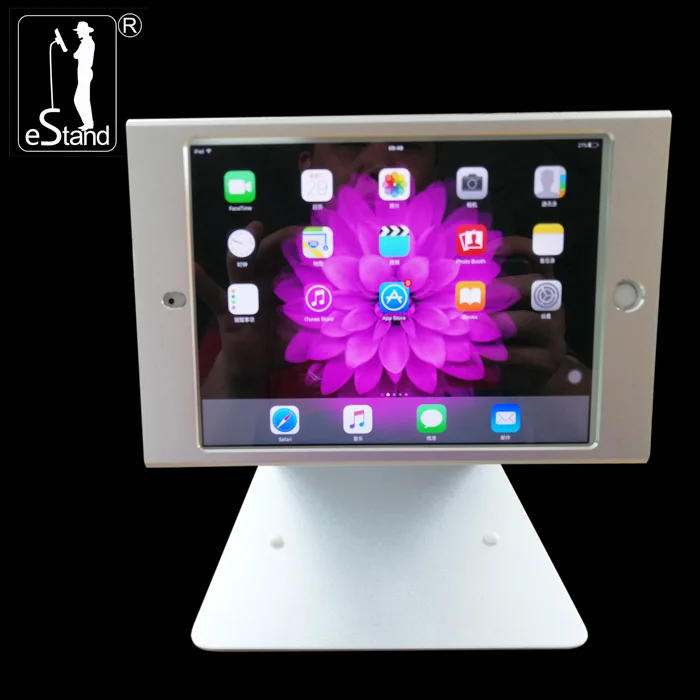 eStand BR27003M exhibition countertop security display for ipad mini case metal tablet holder