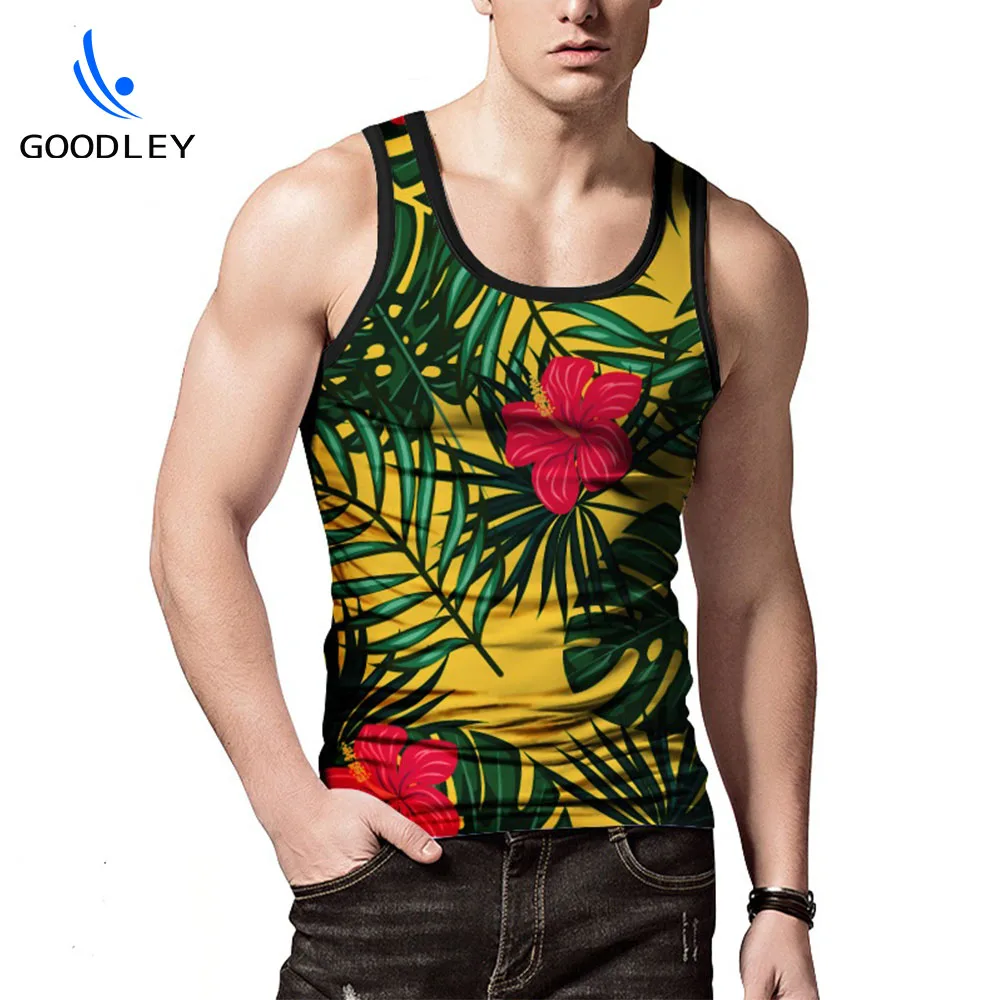 
in stock bulk wholesale novelty dyed sublimation printing singlets male tank top 