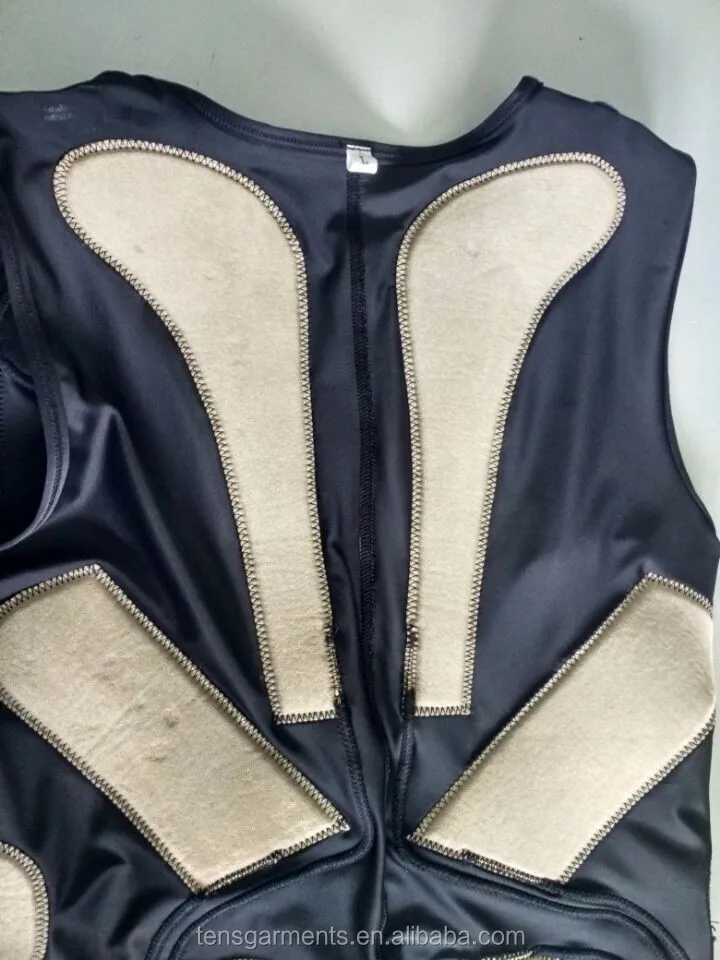 high-tech textile electrode electric stimulation rehabilitation therapy ems training clothing