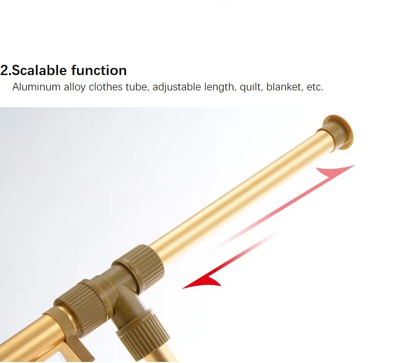 
China Clothes Hangers High Quality Aluminum Retractable Clothesline Hot Sell Cloth Stand Hanger 