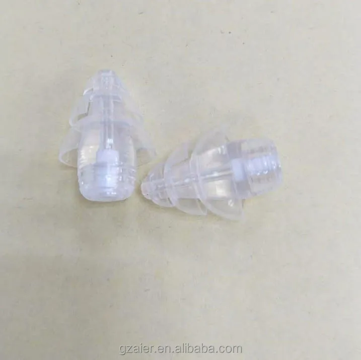 
Best noise reduction silicon 3 layer mushroom ear plugs with filter 