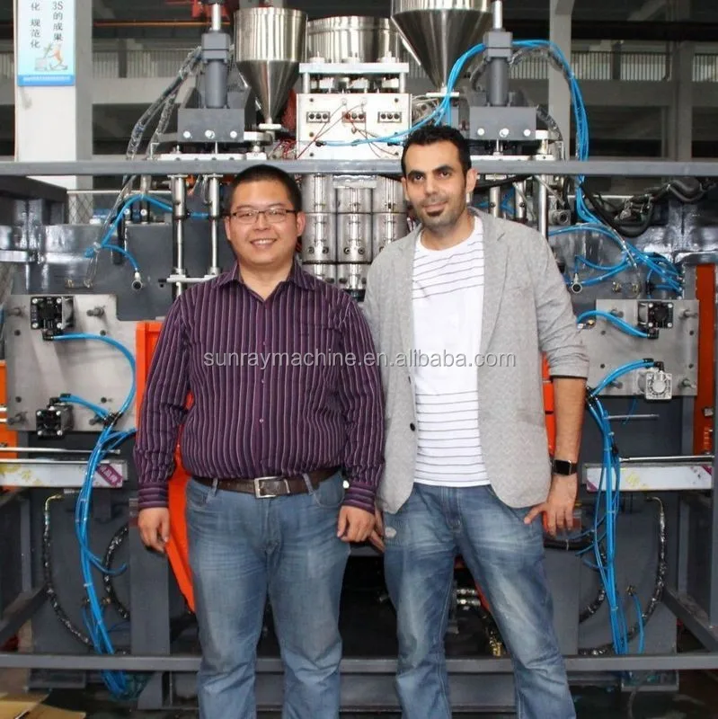 Машина для выдувного формования пластиковых бутылок с двойной станцией машина производства шампуней и
