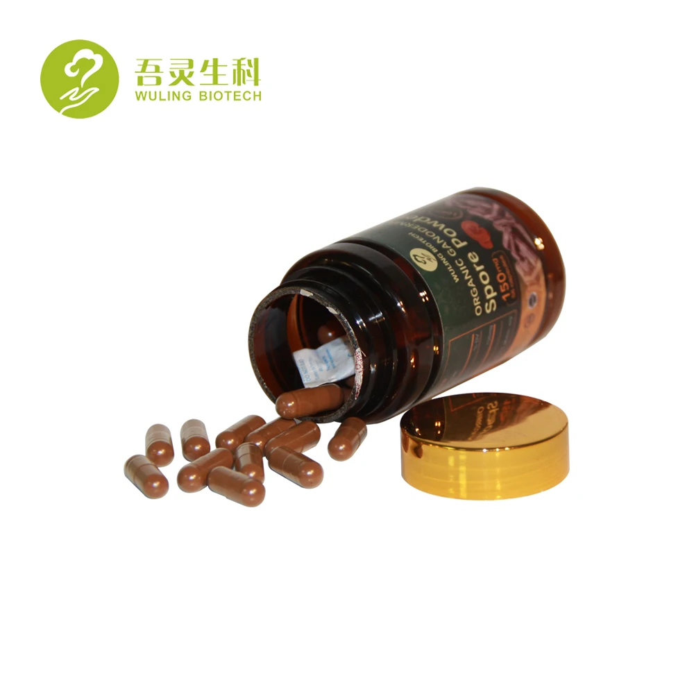 Китайская травяная добавка, капсулы с экстрактом грибов рейши