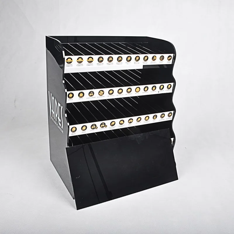 Customized rotating acrylic nail polish display stand racks