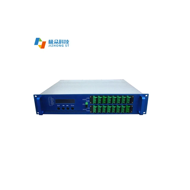 Высокая мощность EDFA 1550nm оптический усилитель с WDM JDSU насосом