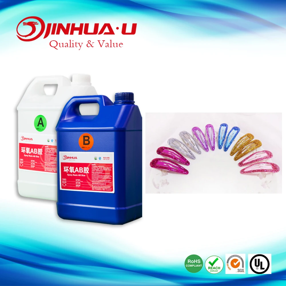 Manufacturer Professional Liquid Transparent 2 Part AB Epoxy Doming Resin Glue