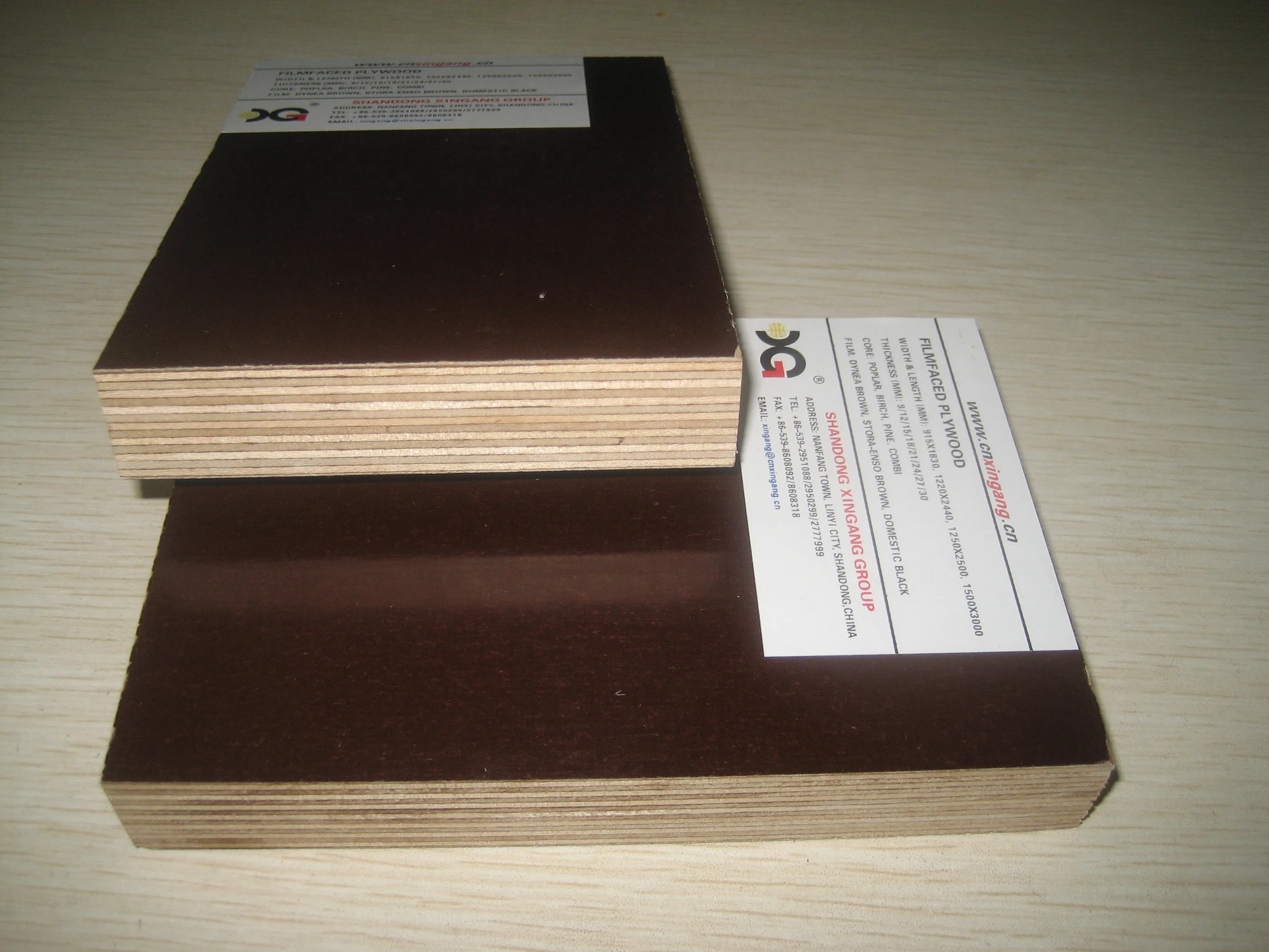 18 mm hardwood construction formwork plywood film  faced ply wood