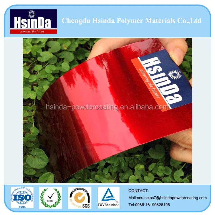 Горячие Продажи Конфеты Красный Порошок Покрытием Порошка Эпоксидной Смолы Полиэфира