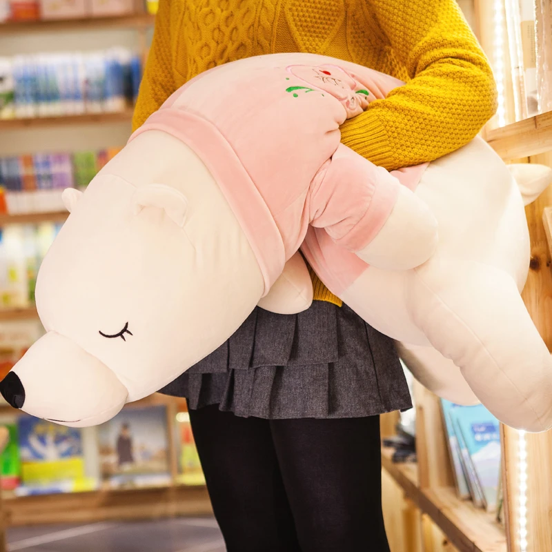 Comfortable Plush Princess Dolls Lovely Happy Soft plush Toy Kids Soft Toys Christmas Decoration Polar Bear