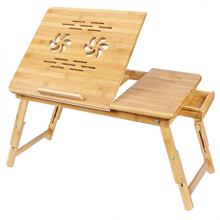 
Best Selling Laptop Desk Wooden Bamboo Computer Desk Table 