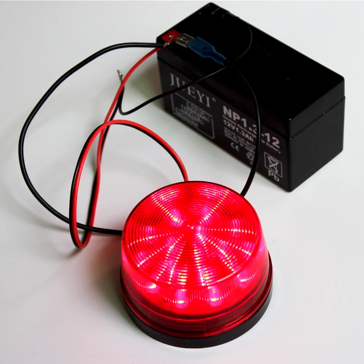 Red Fire Alarm Strobe Light LED Warning Light