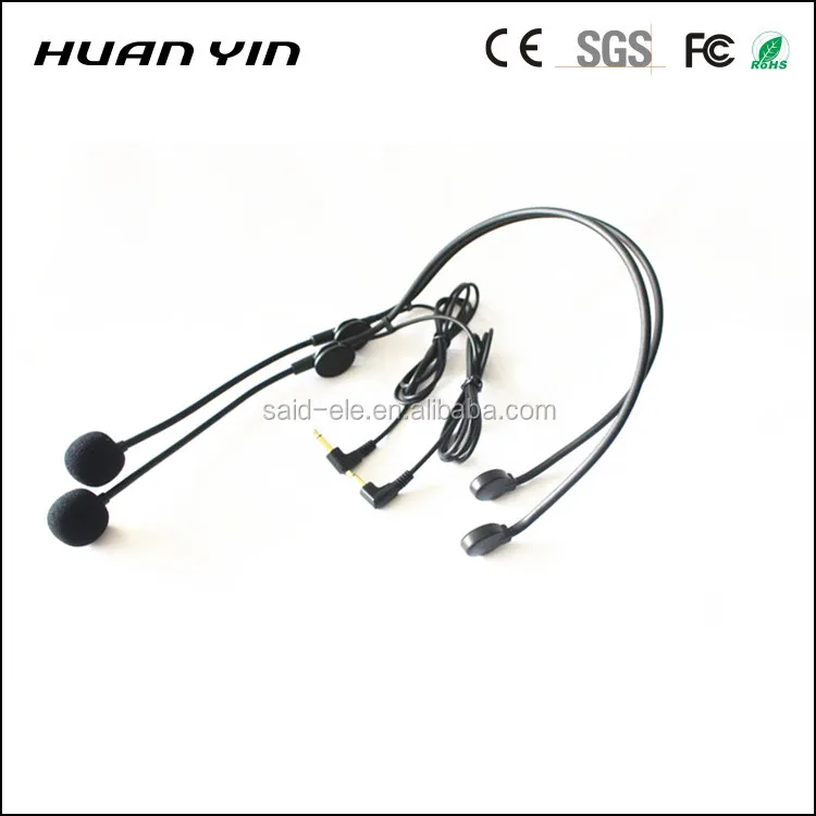 Head wore microphone coach training headset headband light weight microphone