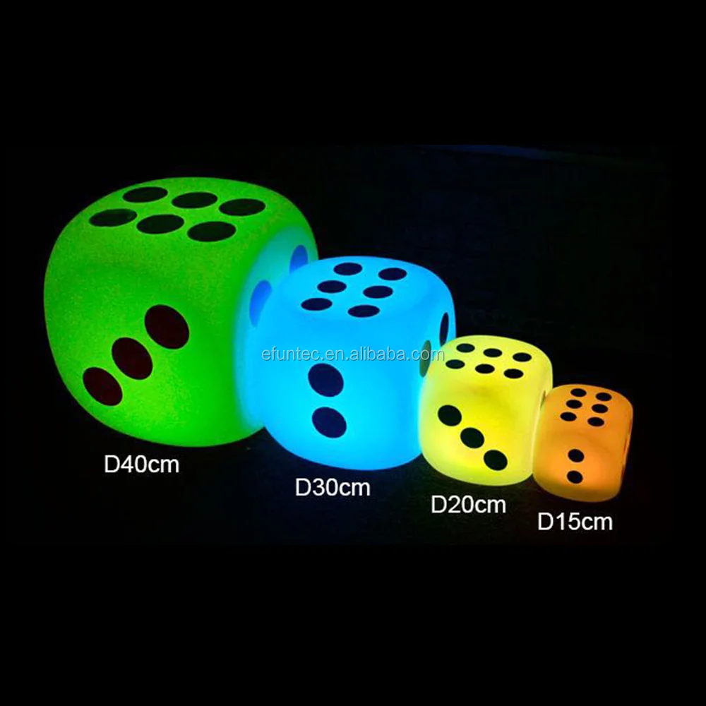 Мебель для бара и отдыха наружная Водонепроницаемая rgb меняющая цвет Необычные кубики пластиковые 3d СВЕТОДИОДНЫЕ Светящиеся Кубики стул