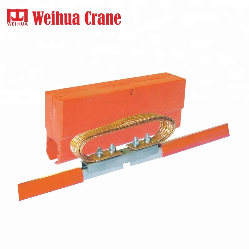 
Weihua safety power rail current collector seamless electrical busbar isolated conductor rail for overhead bridge crane 