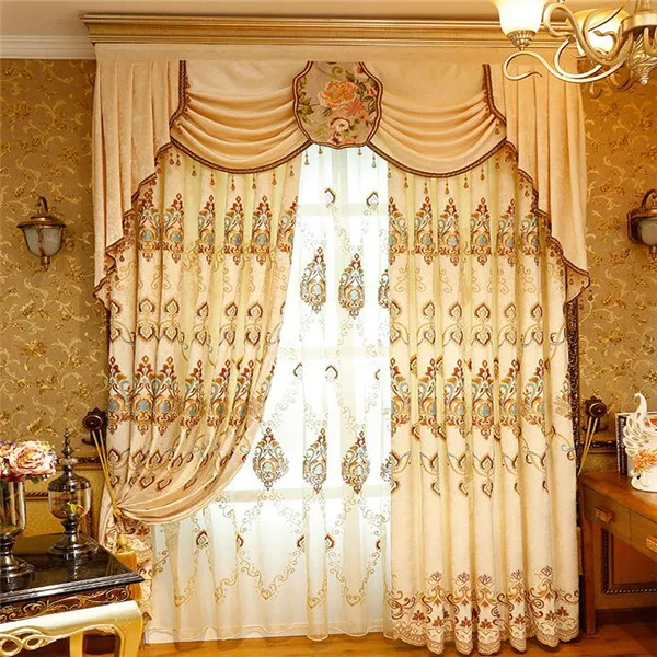 Dubai Curtains Online Window Treatment Living Room Roman Curtain Opening and Closing Curtain 100% Polyester Bead Rope
