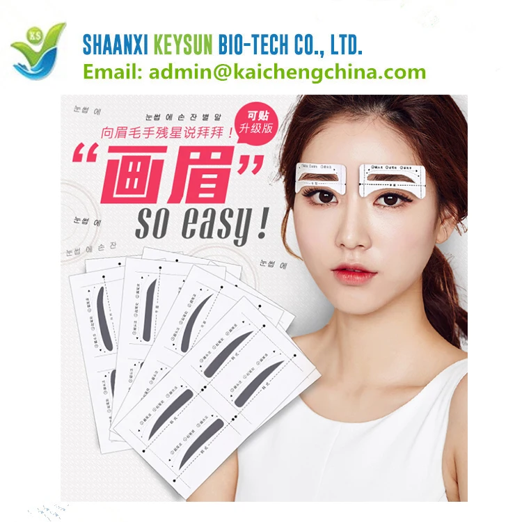 
2018 wholesale Beauty Tools Plastic DIY Eye Brow Shaping Stencils Eyebrow Template Stencil 