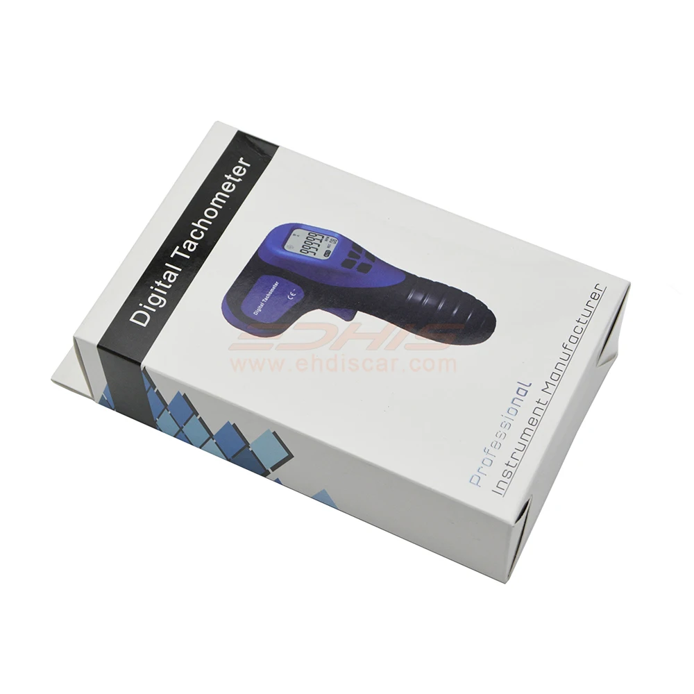 Цифровой бесконтактный Тахометр ж/2.5-99999 ОБ./МИН. Диапазон Сделано в Китае