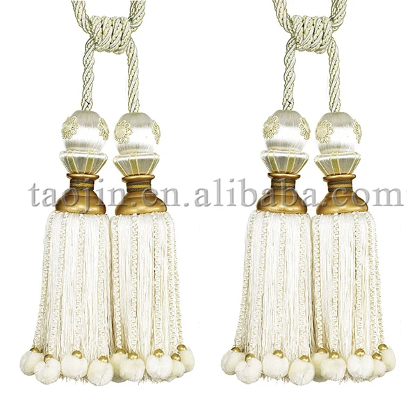 
Fancy and Classic Handwork Tassel Tieback for Curtain and other Home Decoration 