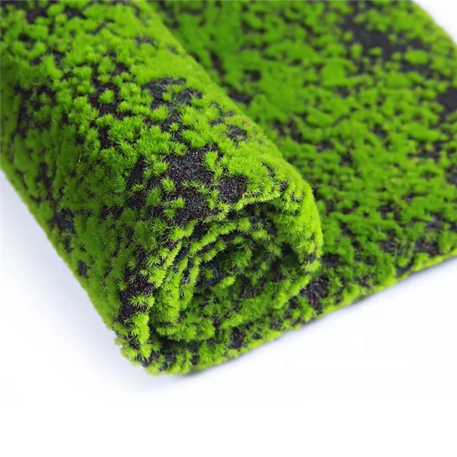 K-3028 High Quality Artificial Vrtical Moss Grass For Garden Decoration